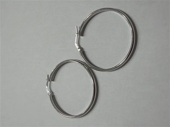 Orecchini Domar Donna Cerchi argento 925 lisci in Argento ORAR-467-280 - ORAR-467-280